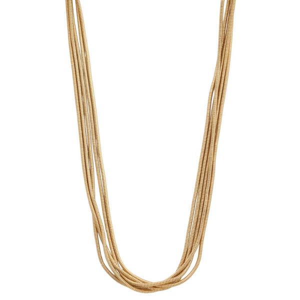 CHAIN METAL LAYERED NECKLACE