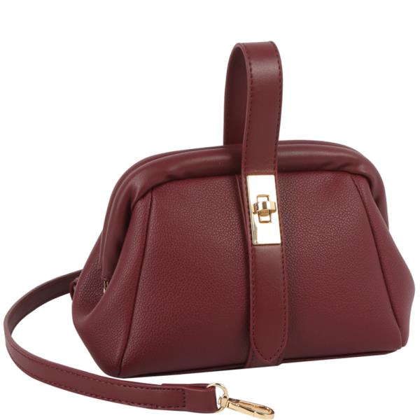 MODERN RETRO TOP HANDLE CROSSBODY BAG