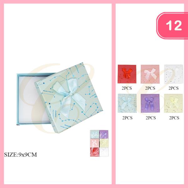 HOROSCOPE PRINT JEWELRY GIFT BOX (12 UNITS)