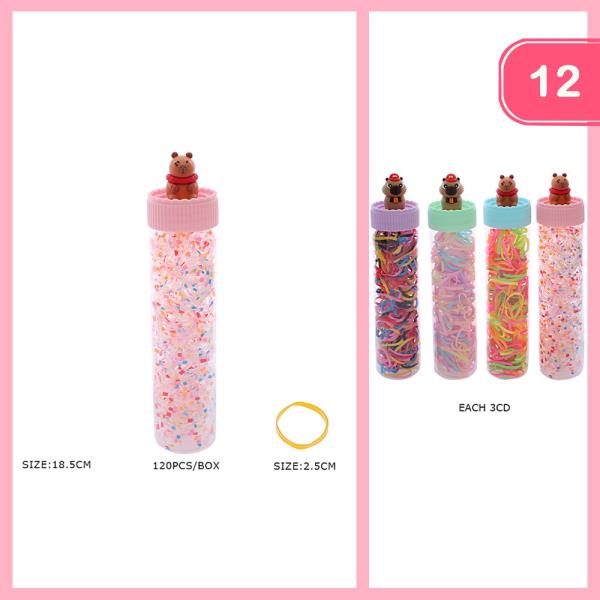 CAPYBARA RUBBER HAIR TIE (12 UNITS)