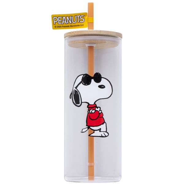 PS HAPPY SIPS - 23 OZ TUMBLER W/ PP STRAW & BAMBOO LID