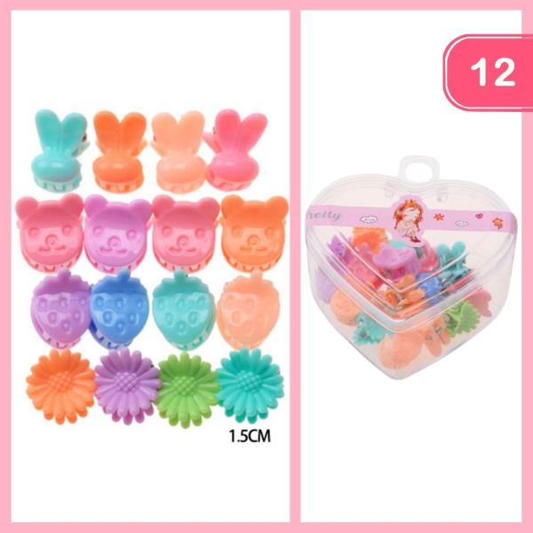 MINI HAIR CLAW CLIP (12 UNITS)