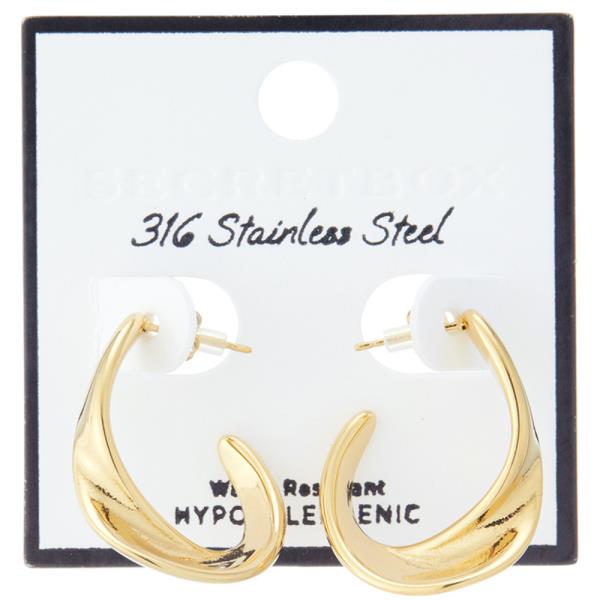 SECRET BOX  STAINLESS STEEL ORGANIC HOOP