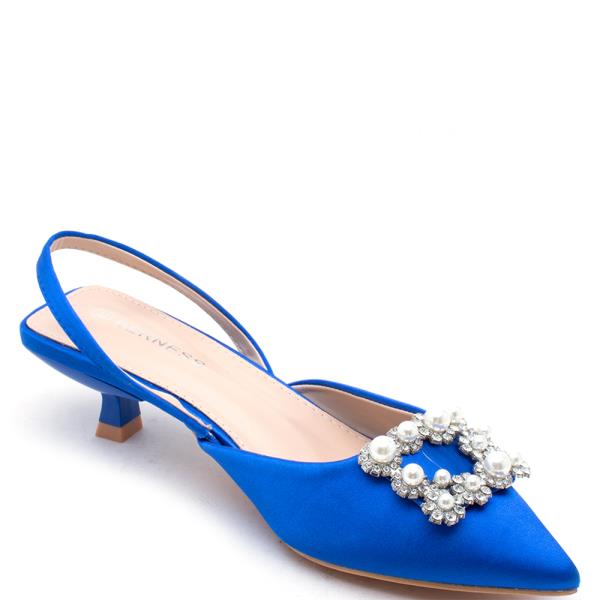 PEARL SLING SLIDE MINI HEEL 1 PAIRS