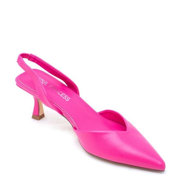 POINTY TOE SLING BACK KITTEN HEELS 1 PAIRS