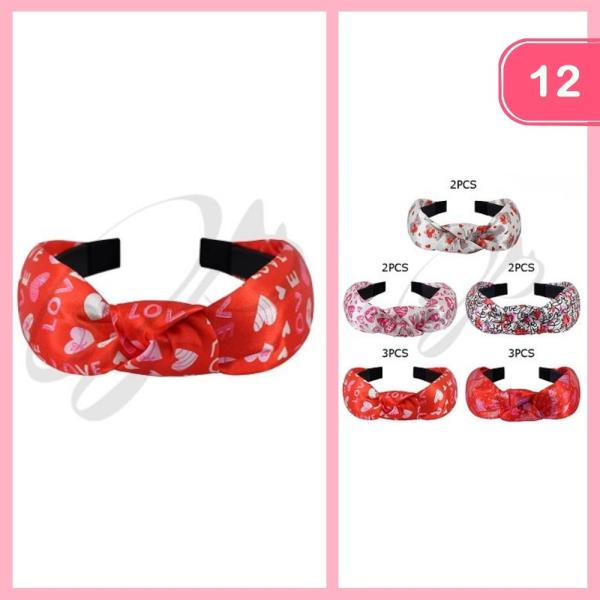 KNOTTED HEART HEADBAND (12 UNITS)