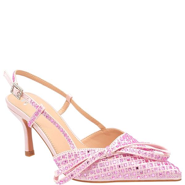 RHINESTONE KITTEN HEEL SLINGBACK 1 PAIR
