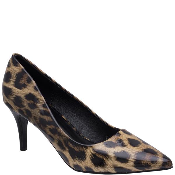 LEOPARD PRINT PUMP HEEL 1 PAIR