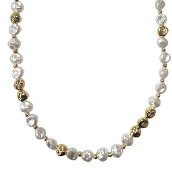 BAROQUE PEARL MIXED NECKLACE