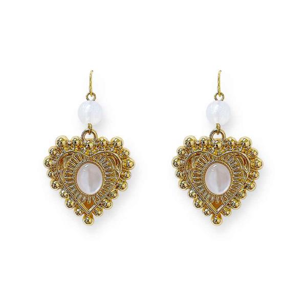 WESTERN HEART DANGLE EARRING