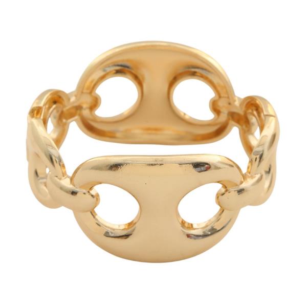 OVAL LINK METAL BRACELET