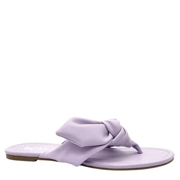 FASHION TWIST STRAP THONG SLIPPER SANDALS 1 PAIR