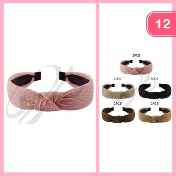 KNOTTED HEADBAND (12 UNITS)