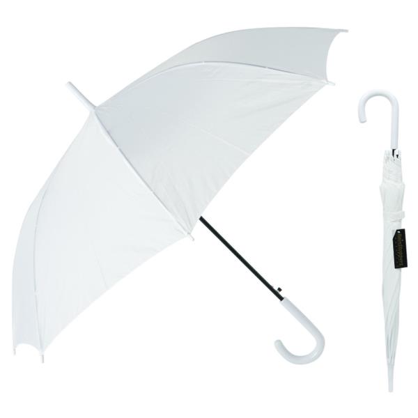 EASY CARRY FULL SIZED UMBRELLA WHITE