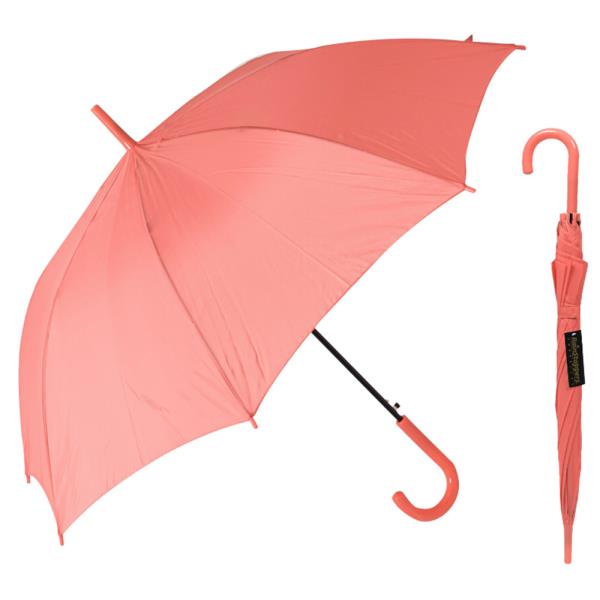 EASY STORE COLLAPSIBLE UMBRELLA BRIGHT CORAL