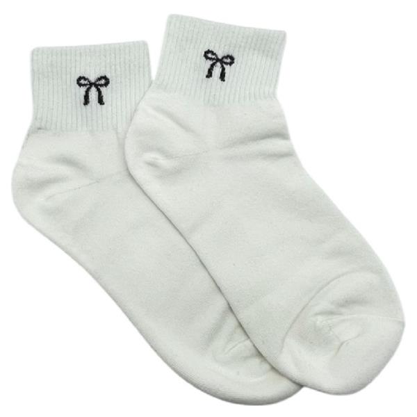CUTE BOW CREW SOCK