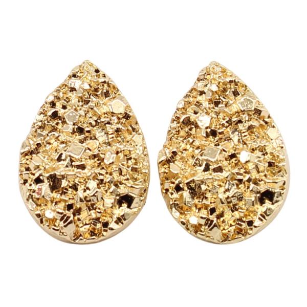 SPARKING TEARDROP POST EARRING
