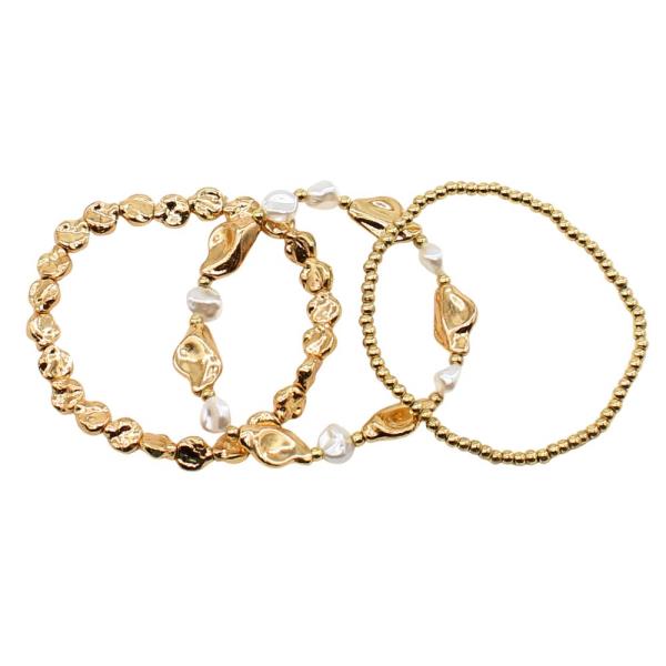 BEADED ASSORTED BRACELET SET