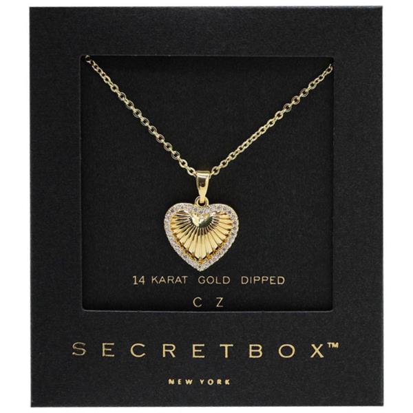 14K GOLD DIPPED HEART NECKLACE