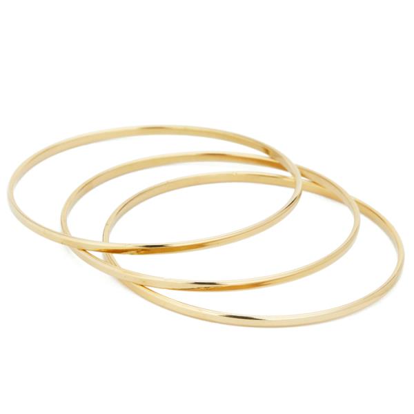 METAL BANGLE BRACELET SET