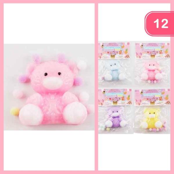 CUTE ANIMAL SQUEEZE TOY  (12 UNITS)