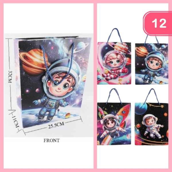 OUTER SPACE GIFT BAG (12 UNITS)