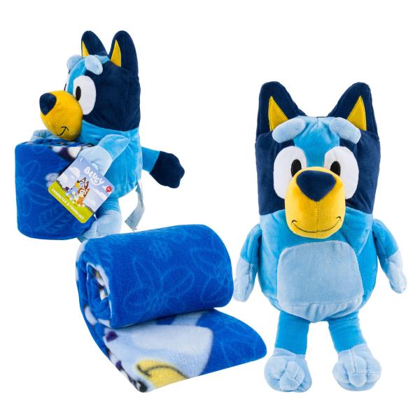 BLUEY HUGGER & THROW SET