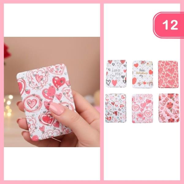 VALENTINES DAY COMPACT MIRROR (12 UNITS)