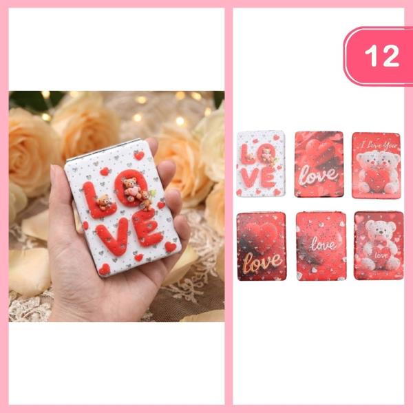 VALENTINES DAY COMPACT MIRROR (12 UNITS)