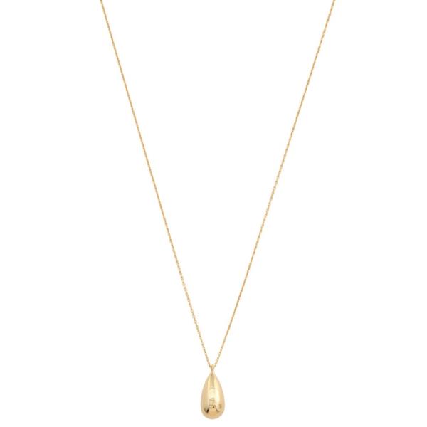 SODAJO TEARDROP CHARM GOLD DIPPED NECKLACE