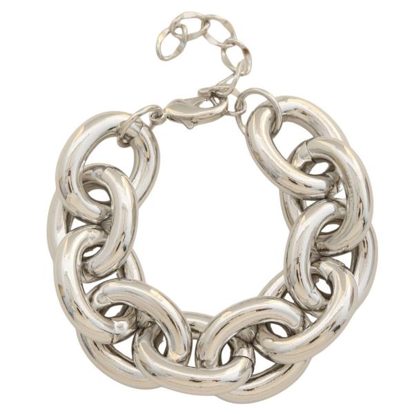 SODAJO OVAL LINK GOLD DIPPED NECKLACE