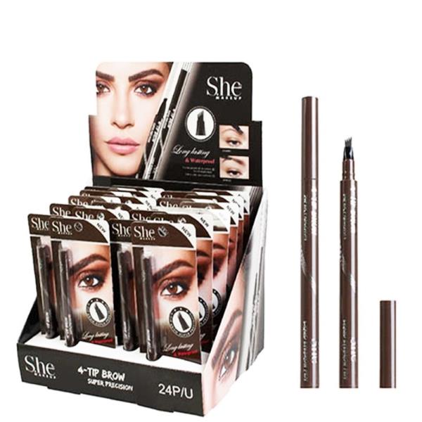SHE LIQUID EYEBROW PEN (24 UNITS)