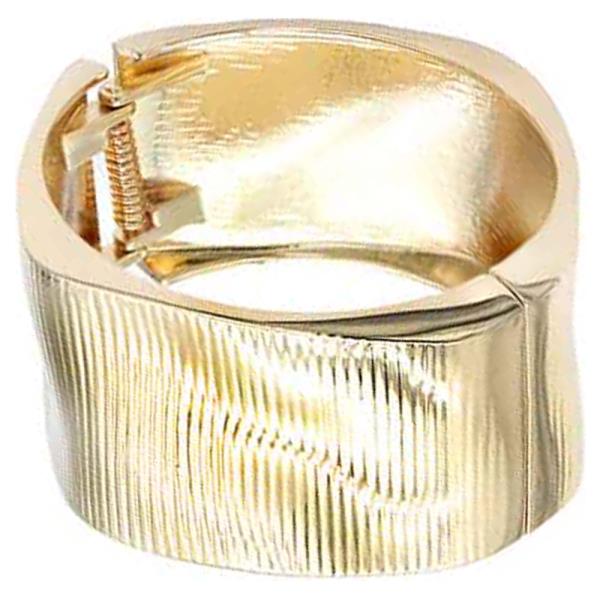 GOLD PLATED HINGED BRACELET