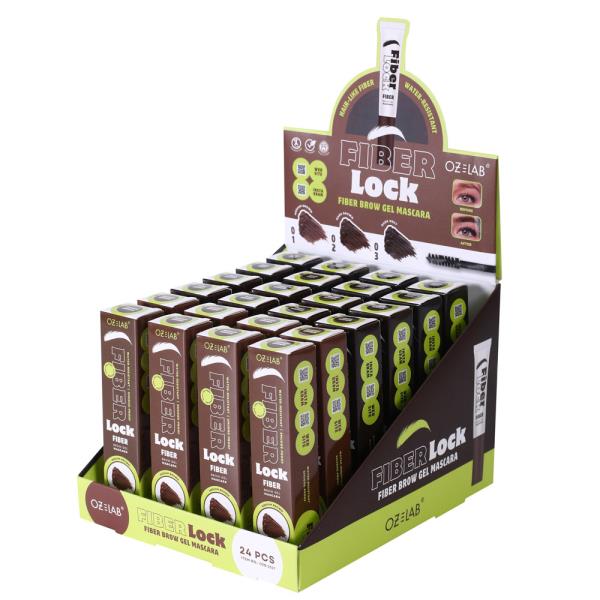 ROMANTIC BEAUTY FIBER BROW GEL MASCARA (24 UNITS)
