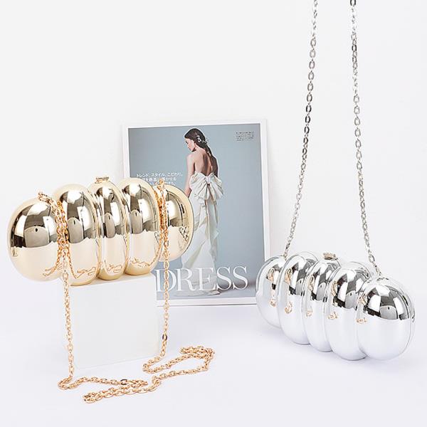 METALLIC ACRYLIC CLUTCH