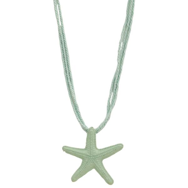 SODAJO STARFISH PENDANT LAYERED NECKLACE