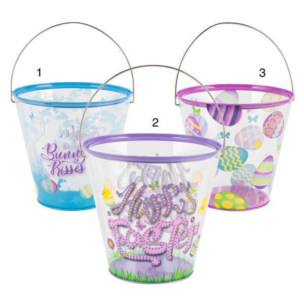 HAPPY EASTER BUCKET WITH HANDLE