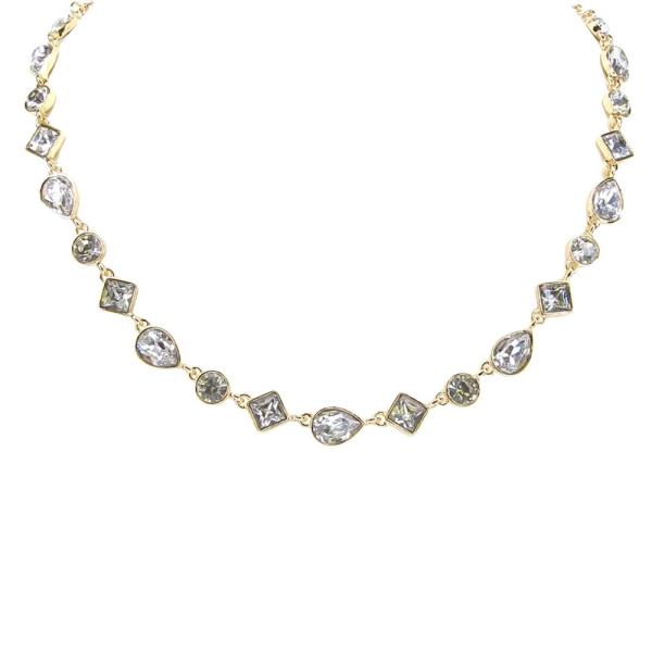 MULTI SHAPE STONE NECKLACE