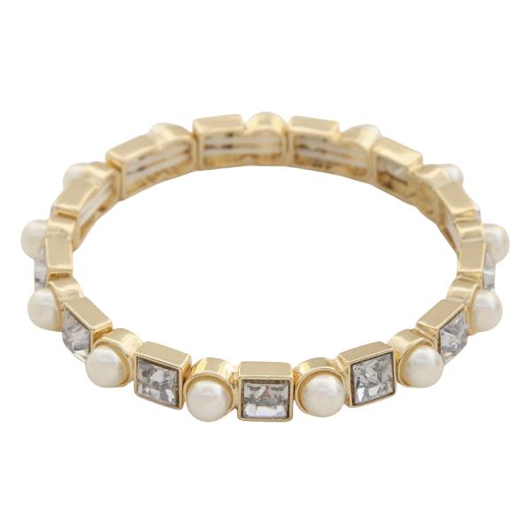 CIRCLE SQUARE METAL BRACELET