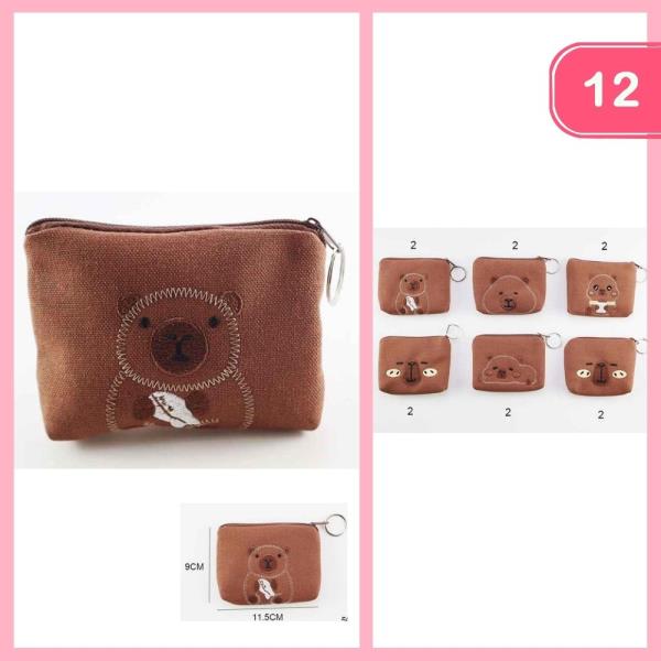 CAPYBARA COIN PURSE (12 UNITS)