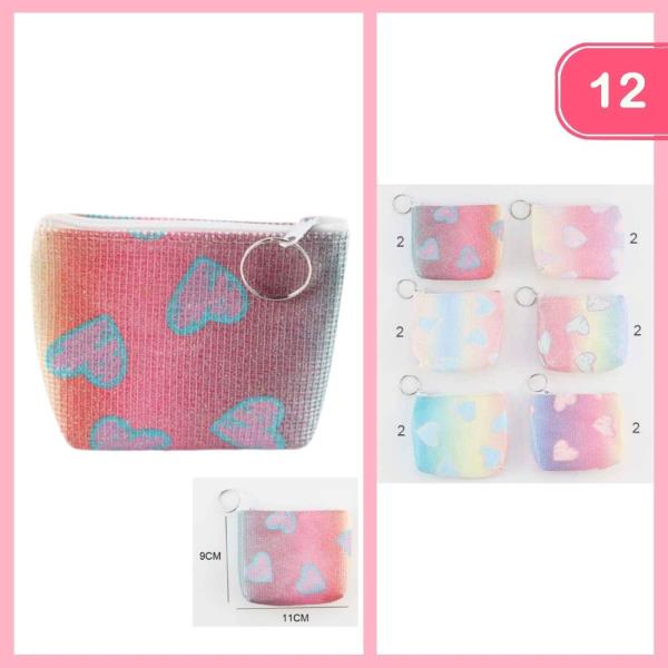 HEART COIN PURSE (12 UNITS)