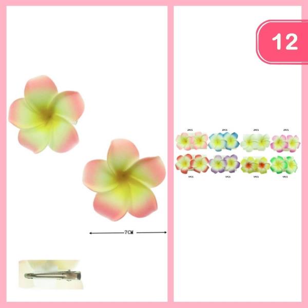 FLOWER HAIR PIN (12 UNITS)