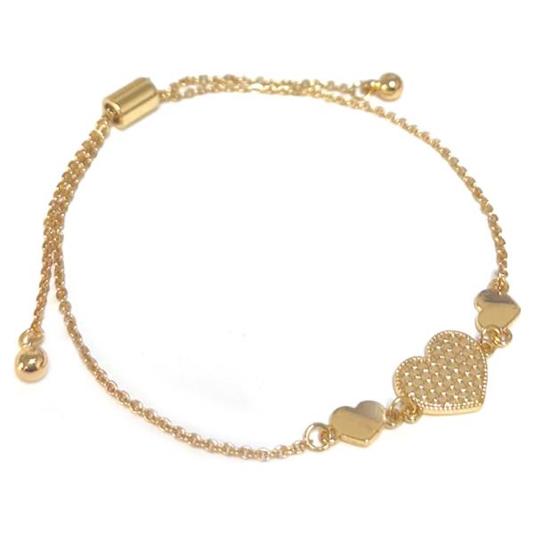 HEART PULL TIE BRACELET