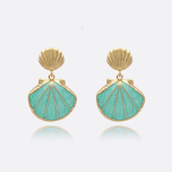 DOUBLE SHELL EARRING