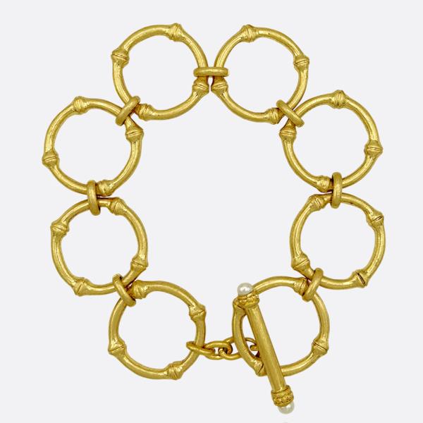 BAMBOO RING ALL AROUND TOGGLE BRACELET