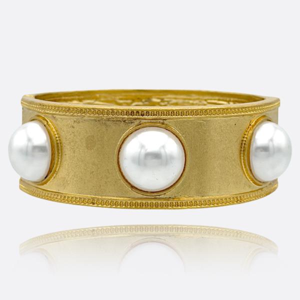 PEARL STATION STRETCH BANGLE