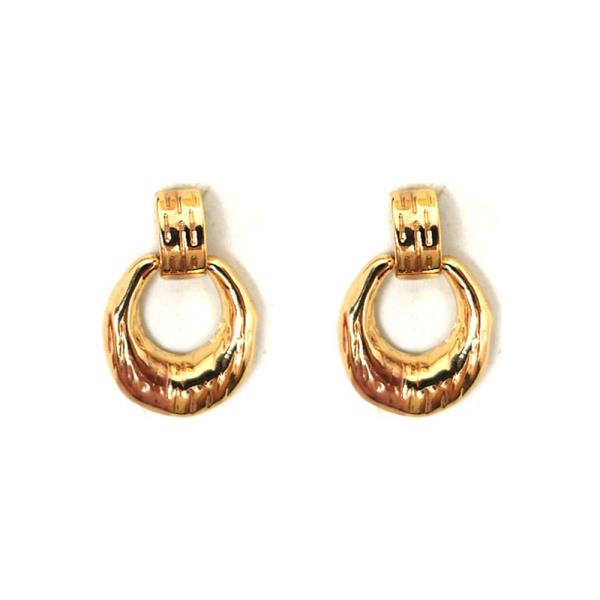 ROUND DROP DANGLE EARRING