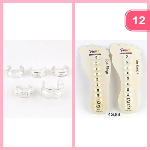 TOE RINGS (12 UNITS)