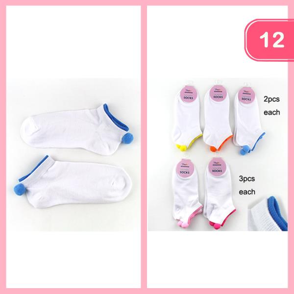 ANKLET SOCKS (12 UNITS)
