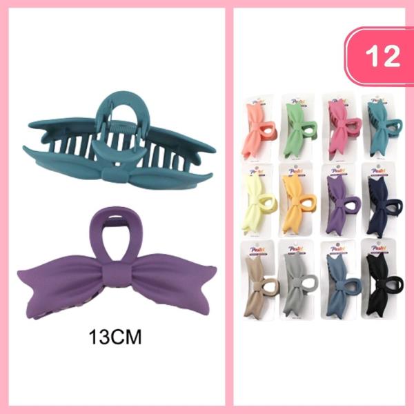 HAIR CLAW CLIP (12 UNITS)